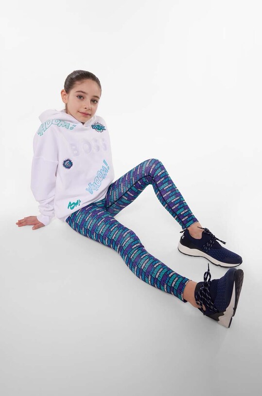 BOSS bluza copii cu modele alb J50896.102.108