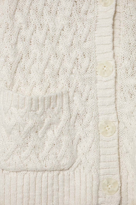 Dziewczynka Abercrombie & Fitch kardigan dziecięcy KI250.3035 beżowy