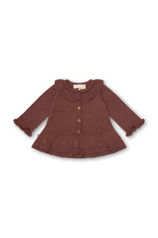 Дитячий бавовняний кардиган That's mine 022221 Pile Cardigan інші коричневий 022221