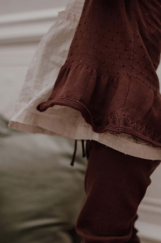 Djevojčice Pamučni kardigan za bebe That's mine Pile Cardigan 22221 022221 smeđa