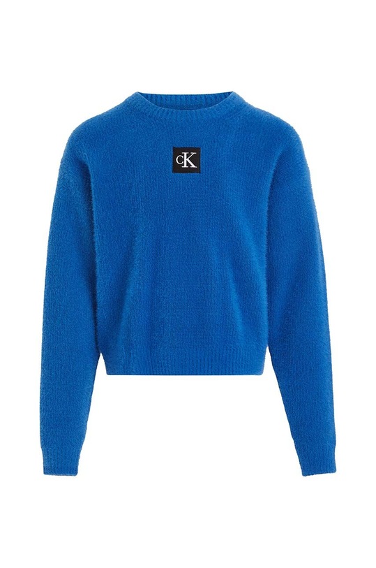 Detský sveter Calvin Klein Jeans IG0IG02217.9BYX modrá AW23