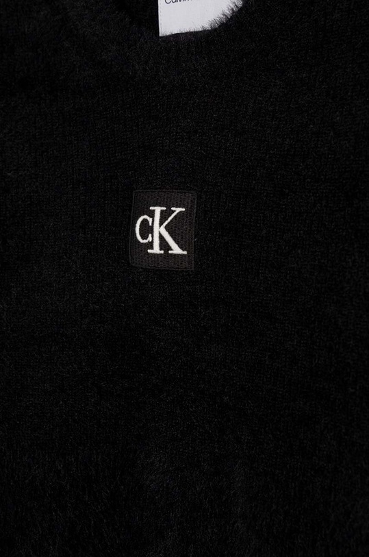 Момиче Детски пуловер Calvin Klein Jeans IG0IG02217.9BYX черен