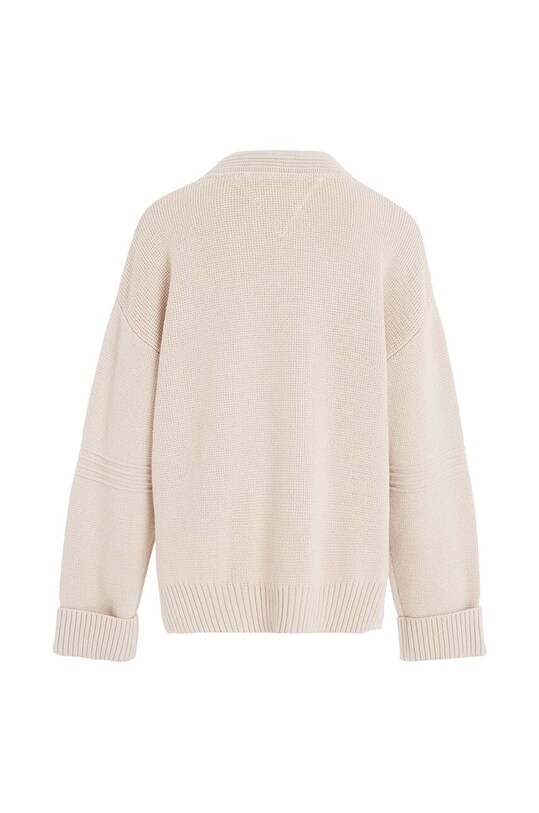 Девочка Детский хлопковый свитер Tommy Hilfiger KG0KG07626.128.176.9BYX бежевый