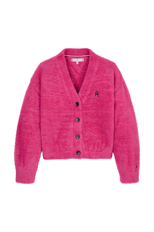 Tommy Hilfiger kardigan dziecięcy pozostałe różowy KG0KG07711.128.176.9BYX