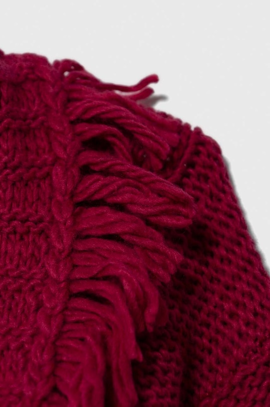 Дівчинка Дитячий кардиган з домішкою вовни Sisley 105HX600A.G.G.SEASONAL рожевий