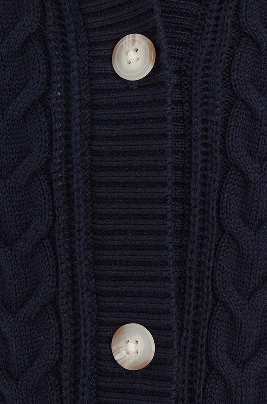 Tommy Hilfiger kardigan bawełniany czarny KG0KG07628.128.176.9BYX