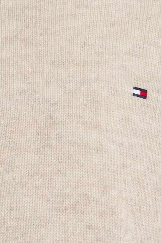 Tommy Hilfiger pulover de lână pentru copii bej KG0KG07801.74.122.9BYX