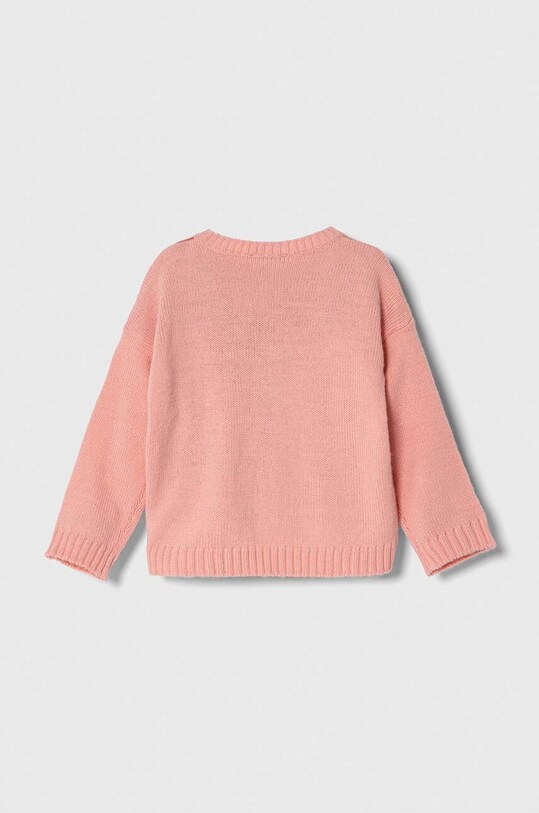 Detský sveter s prímesou vlny United Colors of Benetton 1076H1018.P.SEASONAL ružová AW23