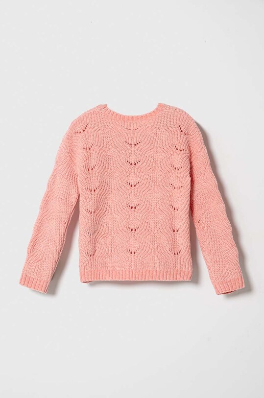 United Colors of Benetton sweter dziecięcy 16CLG100G.P.SEASONAL różowy AW23