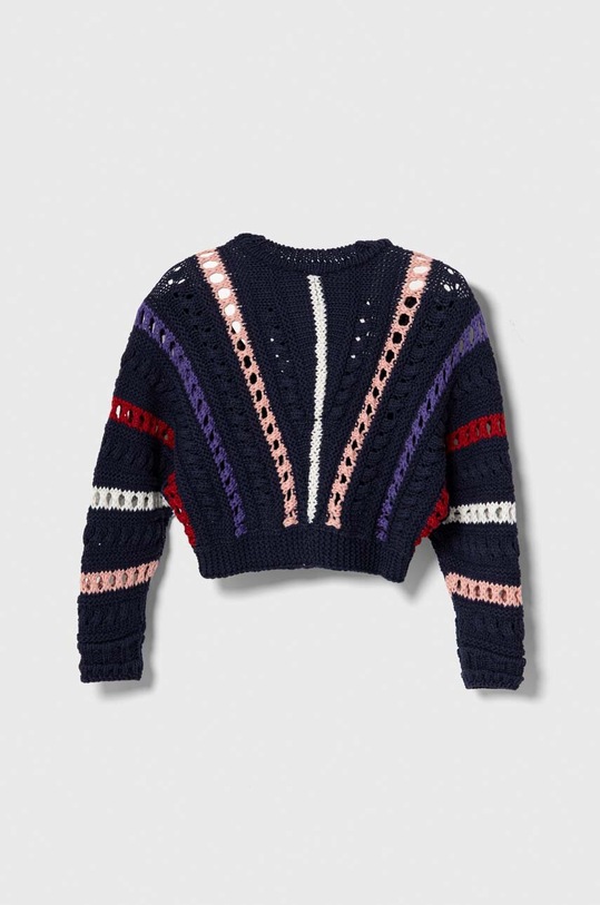 Detský sveter United Colors of Benetton 17CFQ104G.G.SEASONAL tmavomodrá AW23