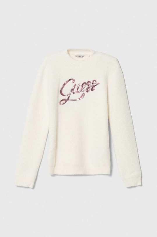 Detský sveter Guess hrubá béžová J3BR06.Z2YA0.9BYX