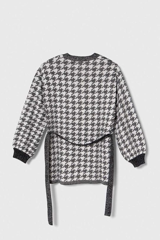 Παιδική ζακέτα με μείγμα από μαλλί Guess J3BR12.Z39N0.9BYX γκρί AW23