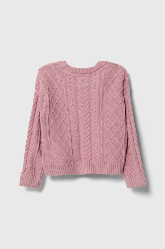 Παιδικό πουλόβερ από μείγμα μαλλιού Guess K3BR07.Z37L1.9BYX ροζ AW23