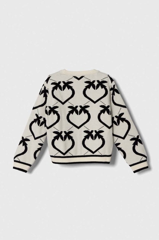 Pinko Up kardigan dziecięcy F3PIBGCA144 beżowy AW23