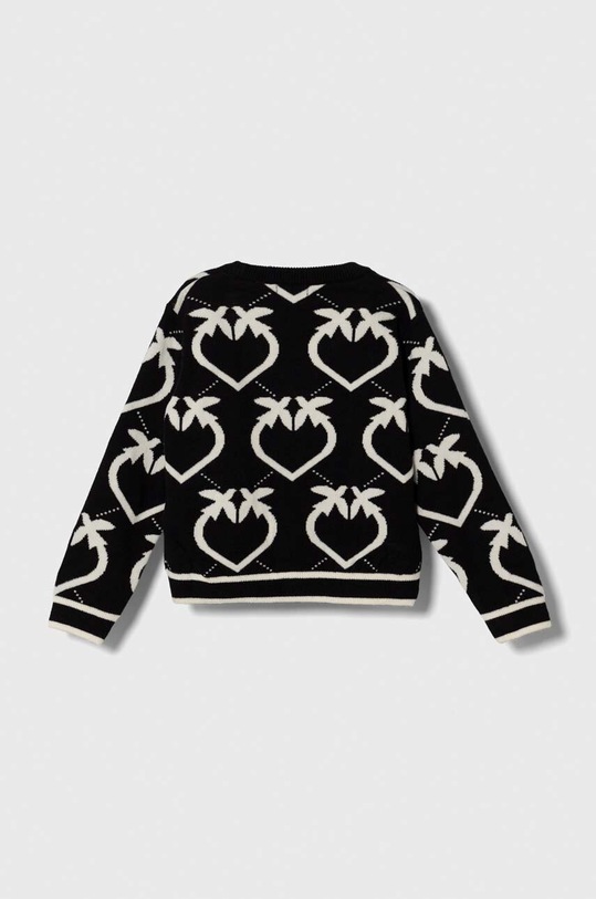 Pinko Up cardigan copii F3PIBGCA144 negru AW23
