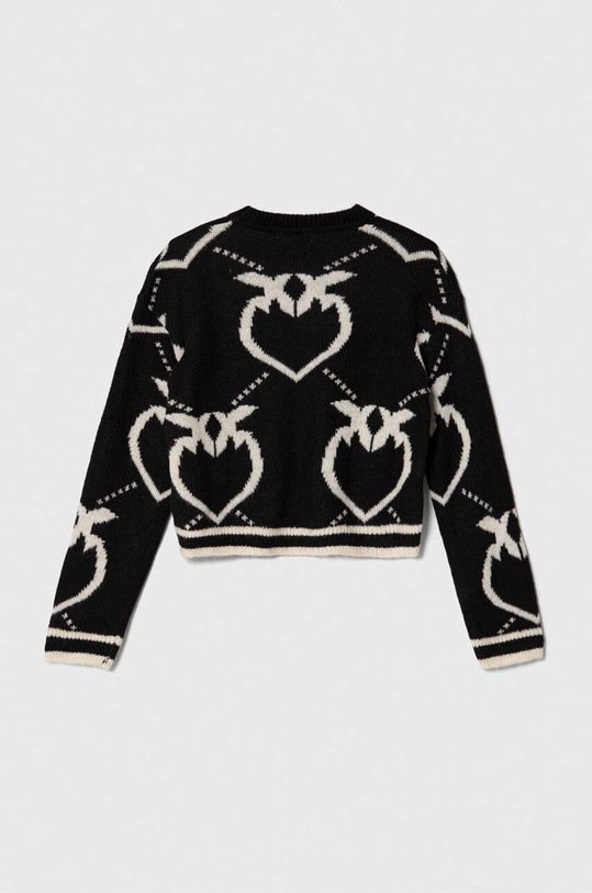 Pinko Up pulover copii F3PIJGJP206 negru AW23