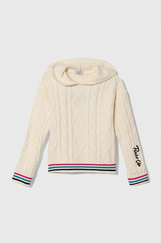 Pinko Up maglione bambino/a medio spessore beige F3PIJGJP273