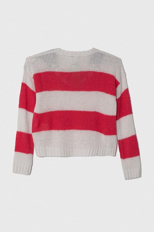 United Colors of Benetton sweter z domieszką wełny dziecięcy 126QQ104P.G.SEASONAL różowy AW23