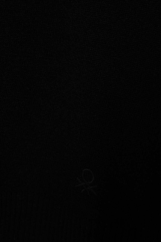 Девочка Детский свитер с примесью шерсти United Colors of Benetton 16AZC200G.G.SEASONAL чёрный