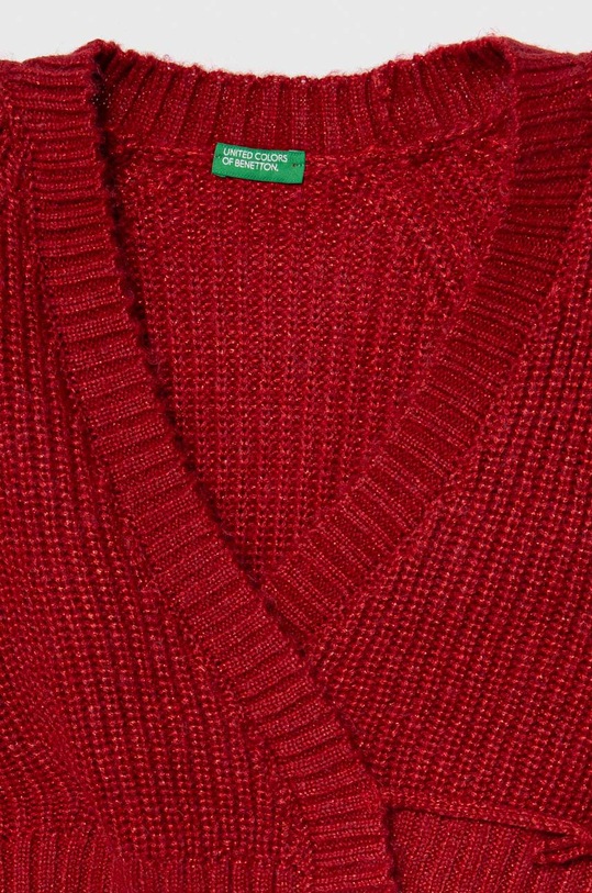 BIMBA United Colors of Benetton cardigan per bambini 14CJC601B.G.SEASONAL rosso