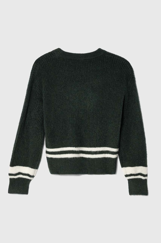 Dětský svetr s příměsí vlny Pepe Jeans PG701068 zelená AW23