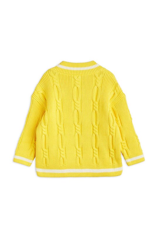 Băieți Mini Rodini pulover de bumbac pentru copii 2362010823 galben