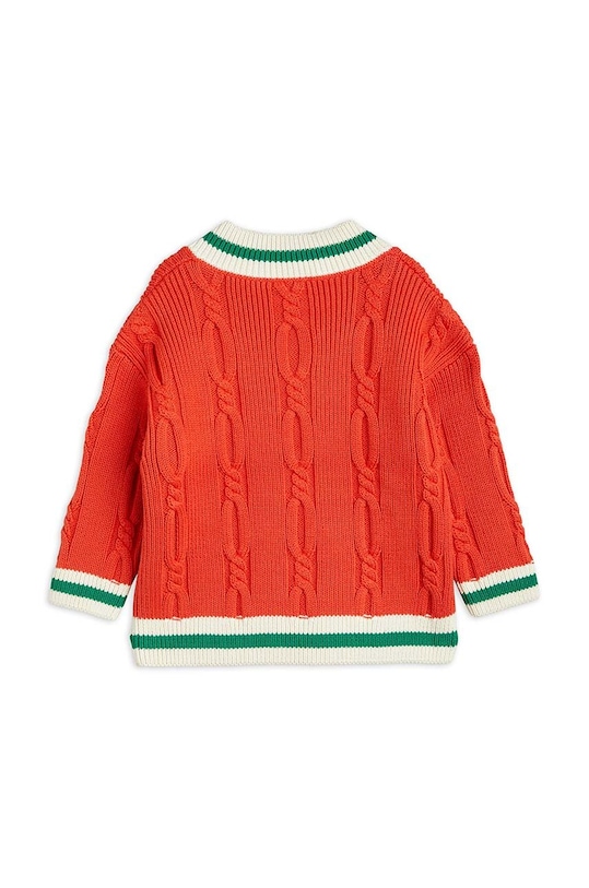 Deklice Otroški bombažen pulover Mini Rodini 2362010842 rdeča