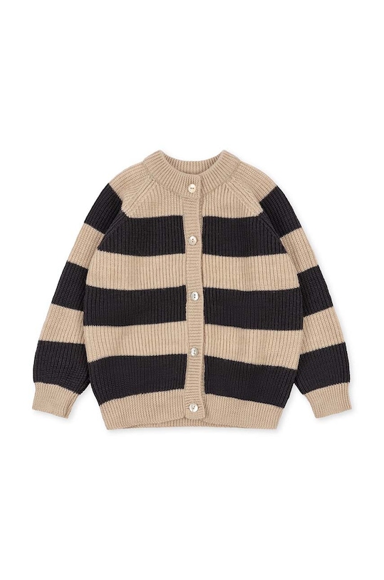 Дитячий кардиган Konges Sløjd KS6040 бежевий AW23