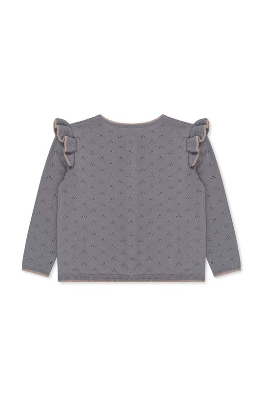 Момче Детска вълнена жилетка Konges Sløjd KS6170 сив