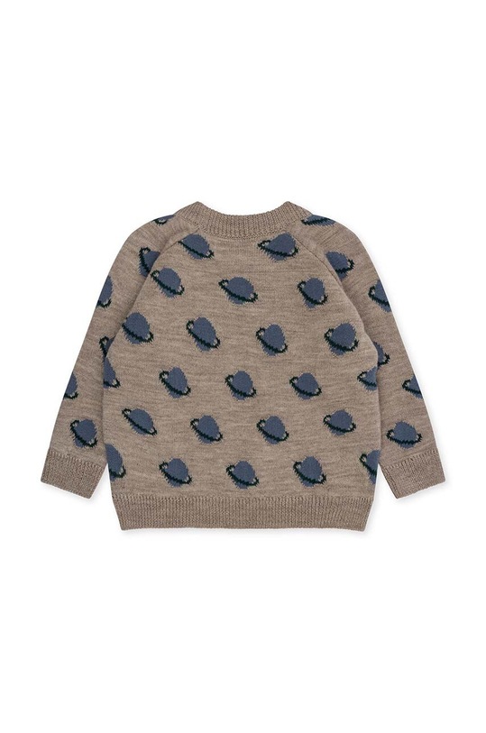 Хлопчик Вовняний дитячий светр Konges Sløjd KS6189 сірий