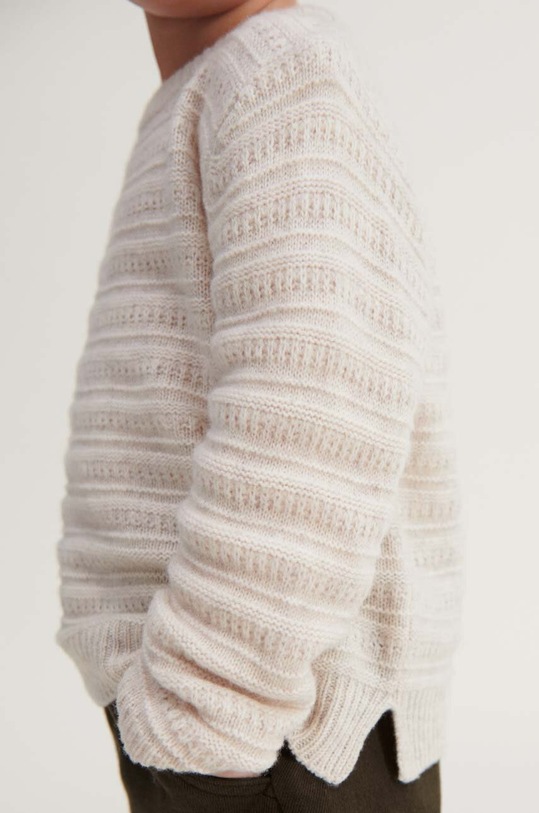 Αγορίστικα Παιδικό πουλόβερ από μείγμα μαλλιού Liewood LW17943 μπεζ