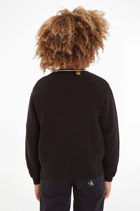 Calvin Klein Jeans sweter bawełniany dziecięcy IB0IB01869.9BYX