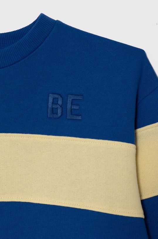 Fiú United Colors of Benetton gyerek melegítőfelső pamutból 3J68C10DL.G.SEASONAL kék