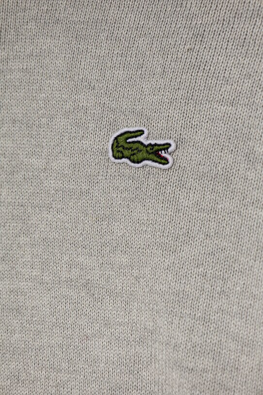 Băieți Lacoste pulover pentru copii din amestec de lana AJ1121 gri