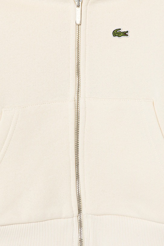 CHLAPEC Dětská bavlněná mikina Lacoste SJ9723 béžová