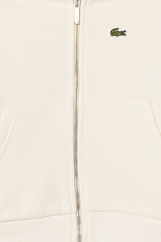 Хлопчик Дитяча бавовняна кофта Lacoste SJ9723 бежевий