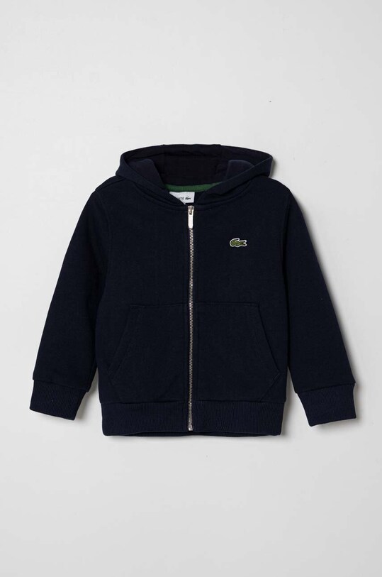 Lacoste bluza bawełniana dziecięca bawełna granatowy SJ9723
