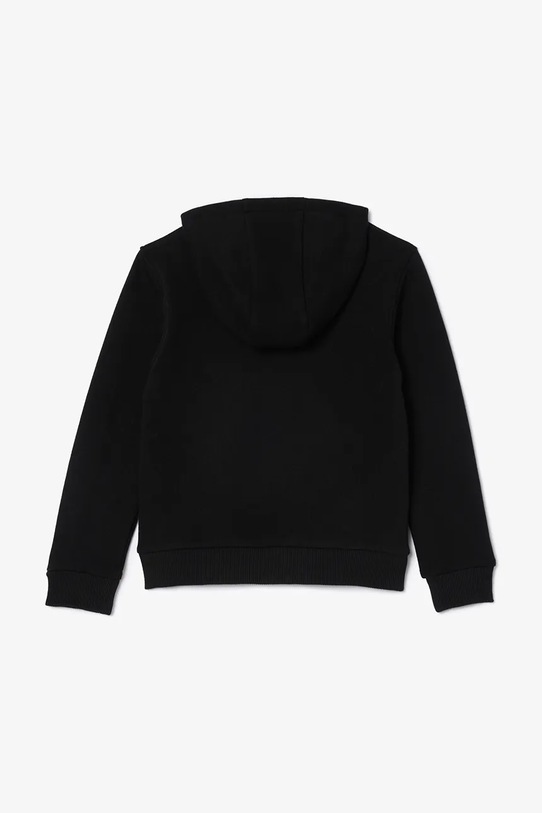 Detská bavlnená mikina Lacoste SJ9723 čierna AW25