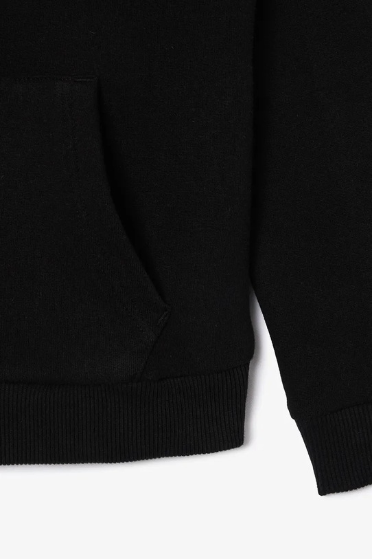 Detská bavlnená mikina Lacoste SJ9723 čierna