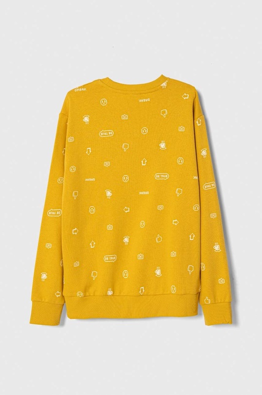 United Colors of Benetton bluza dziecięca 31MXC10DG.G.SEASONAL żółty AW23