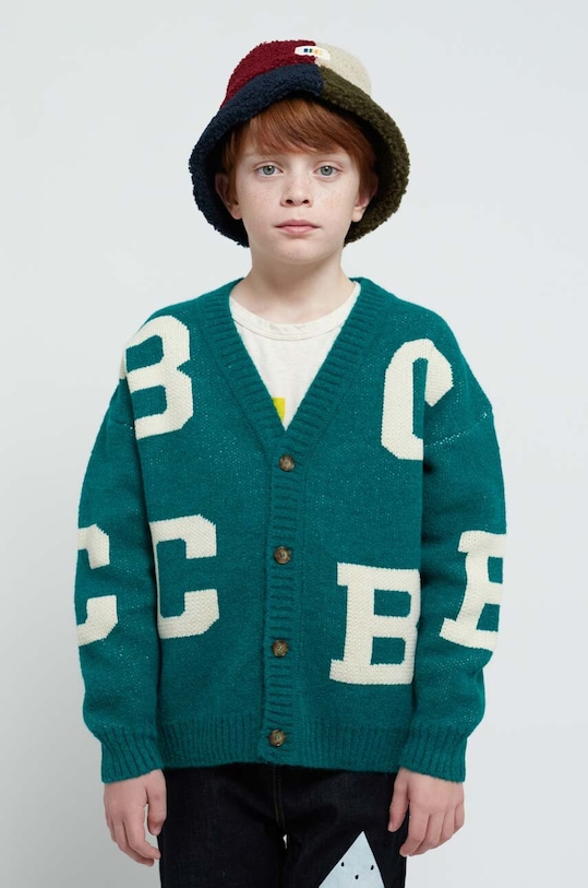 Детский кардиган с примесью шерсти Bobo Choses 223AC122