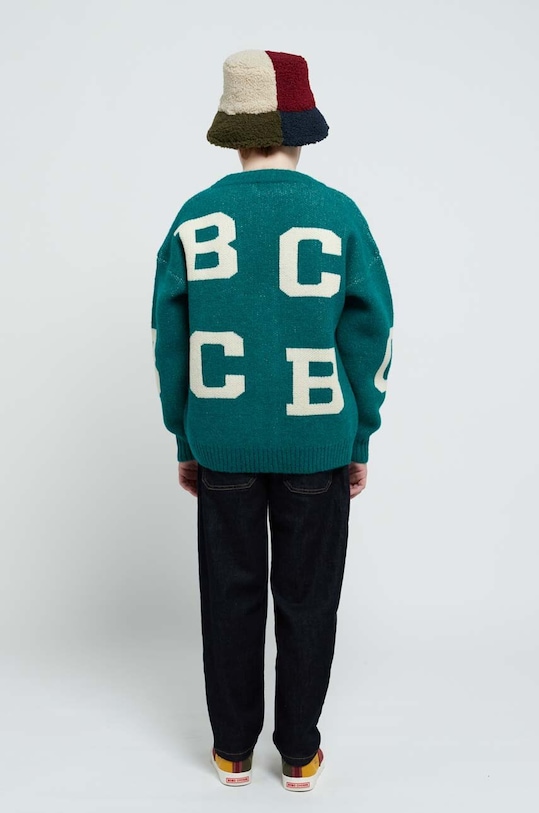 Детский кардиган с примесью шерсти Bobo Choses 223AC122