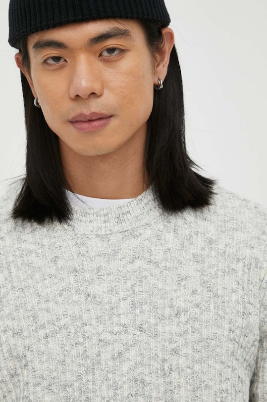 Пуловер Bruuns Bazaar Waf Luke сив BBM2311