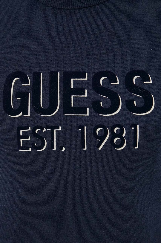 Guess sweter z domieszką jedwabiu M3YR03.Z3052 granatowy