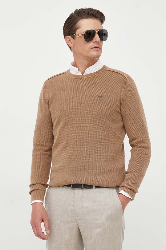 Guess sweter pozostałe brązowy M3YR11.Z2BB0