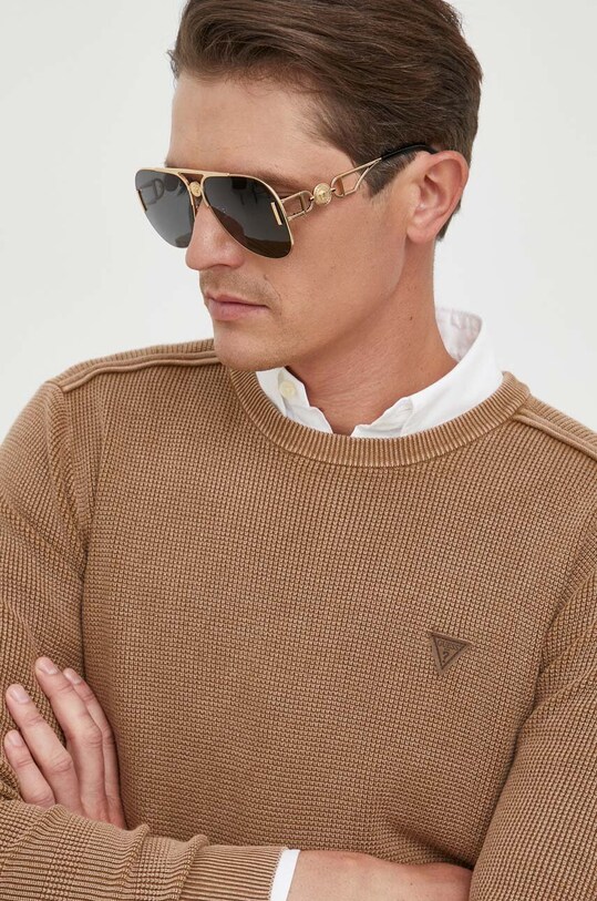 Guess sweter brązowy M3YR11.Z2BB0