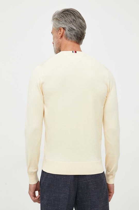 Odzież Tommy Hilfiger sweter MW0MW21316 żółty