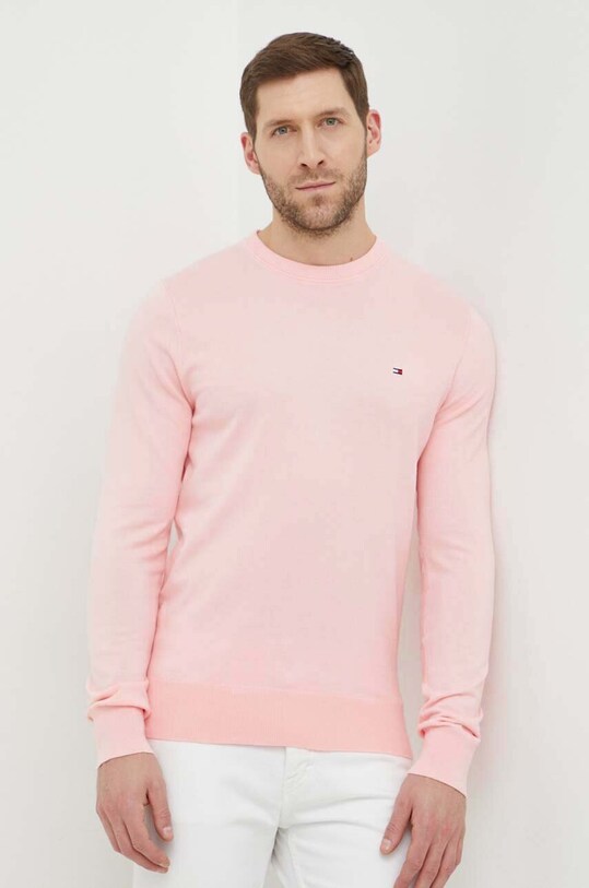 Tommy Hilfiger maglione rosa MW0MW21316