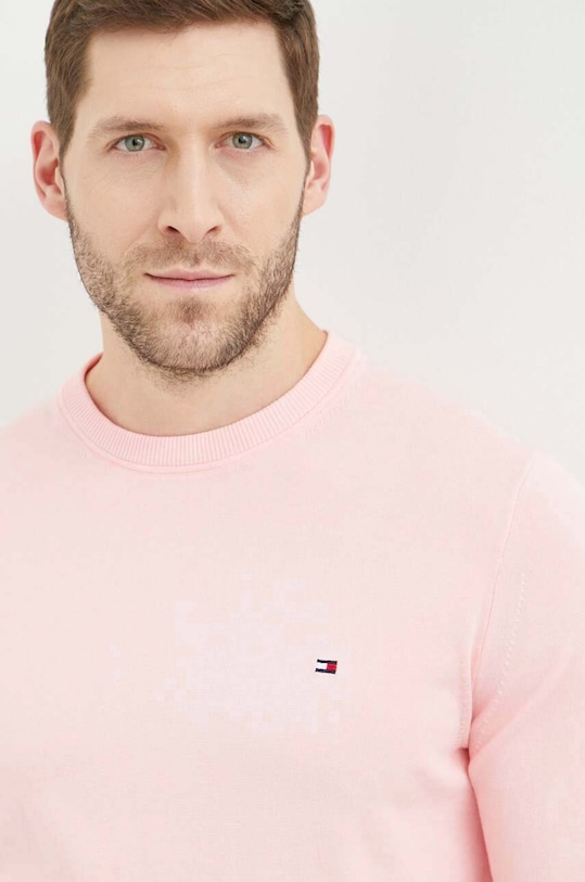 Odzież Tommy Hilfiger sweter MW0MW21316 różowy