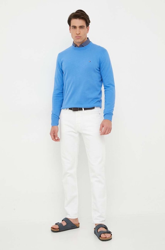 Tommy Hilfiger sweter pozostałe niebieski MW0MW21316